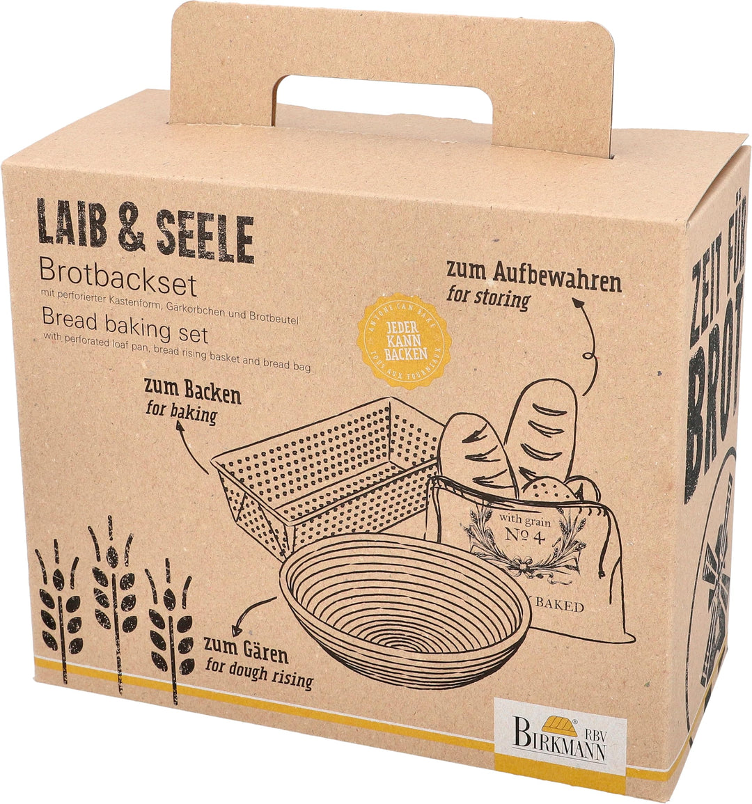 Brotback-Set "Laib & Seele", 3-tlg.