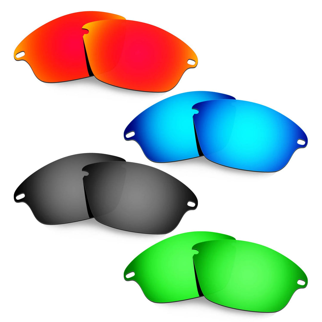 HKUCO Plus Mens Replacement Lenses for Oakley Fast Jacket - 4 Pair