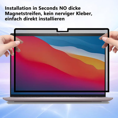 Upgrade Laptop Sichtschutz 13.3 Zoll,Vakuum-Adsorptions-Sichtschutzfilter Kompatibel mit Lenovo/HP/D