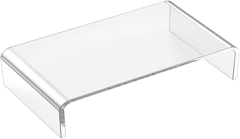 TOPBATHY Monitorständer Löschen Acrylmonitor -Ständer Transparent Monitor Riser Stand für Computer -