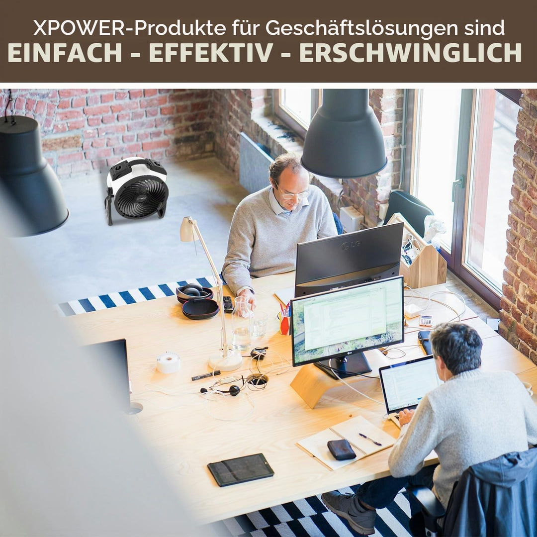 XPower Hochleistungs-Industrie-Hochgeschwindigkeits-Luftbeweger für den ganzen Raum, Luftzirkulator,