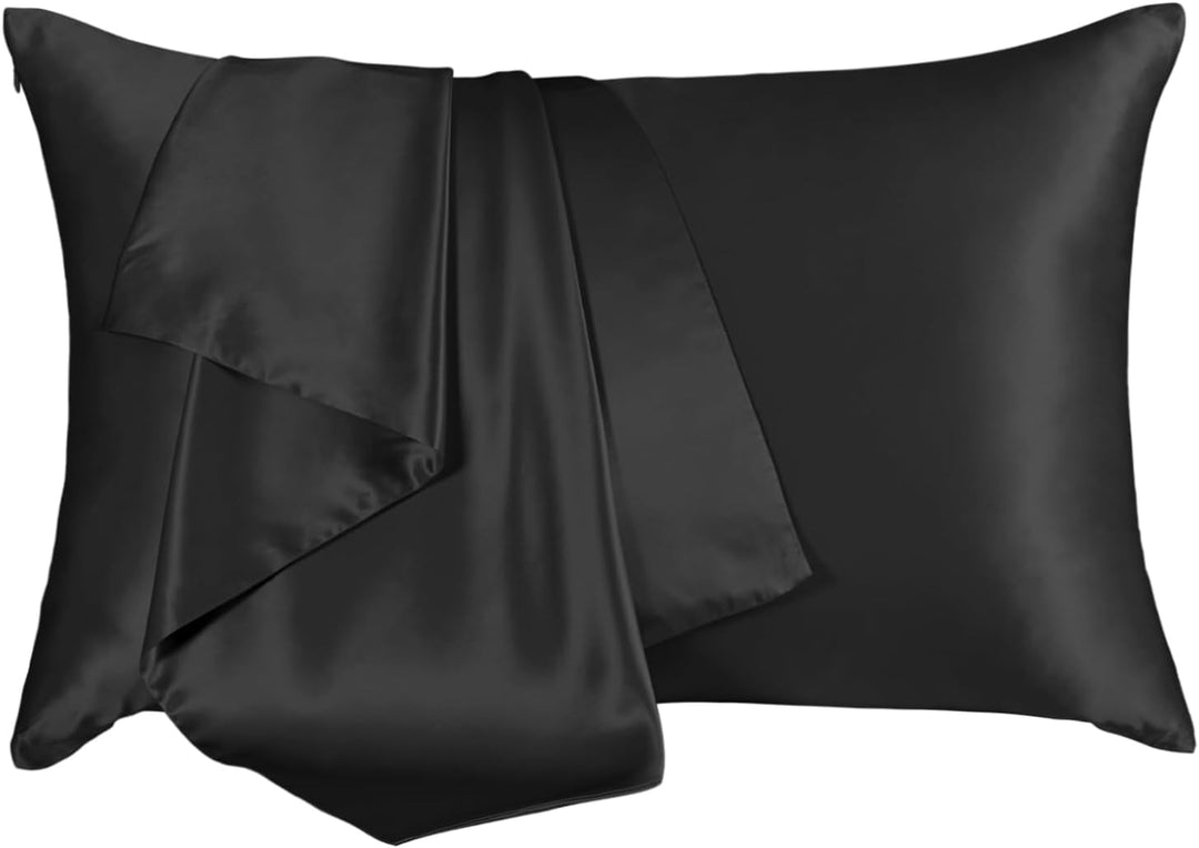 THXSILK 100% 19 Momme Seide Kissenbezug Kissenhülle mit Reissverschluss - Seide Kissen Bezug - Super