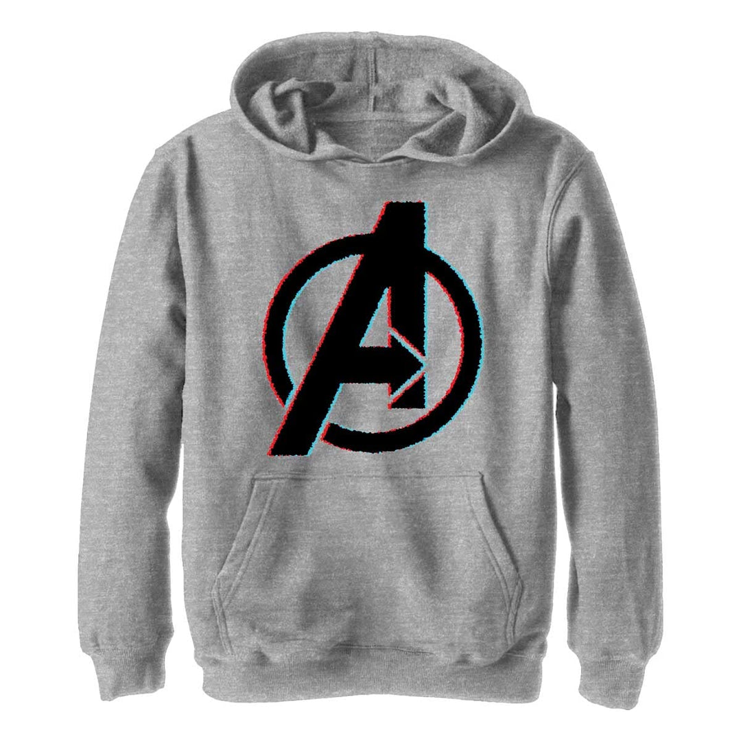 Marvel Jungen Avengers Classic Avenger 3d Kapuzenpulli, Athletisch Heather, XL