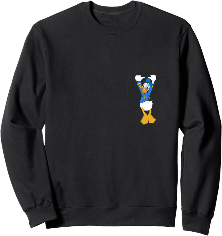 Disney Mickey & Friends Donald Duck Small Pocket Sweatshirt