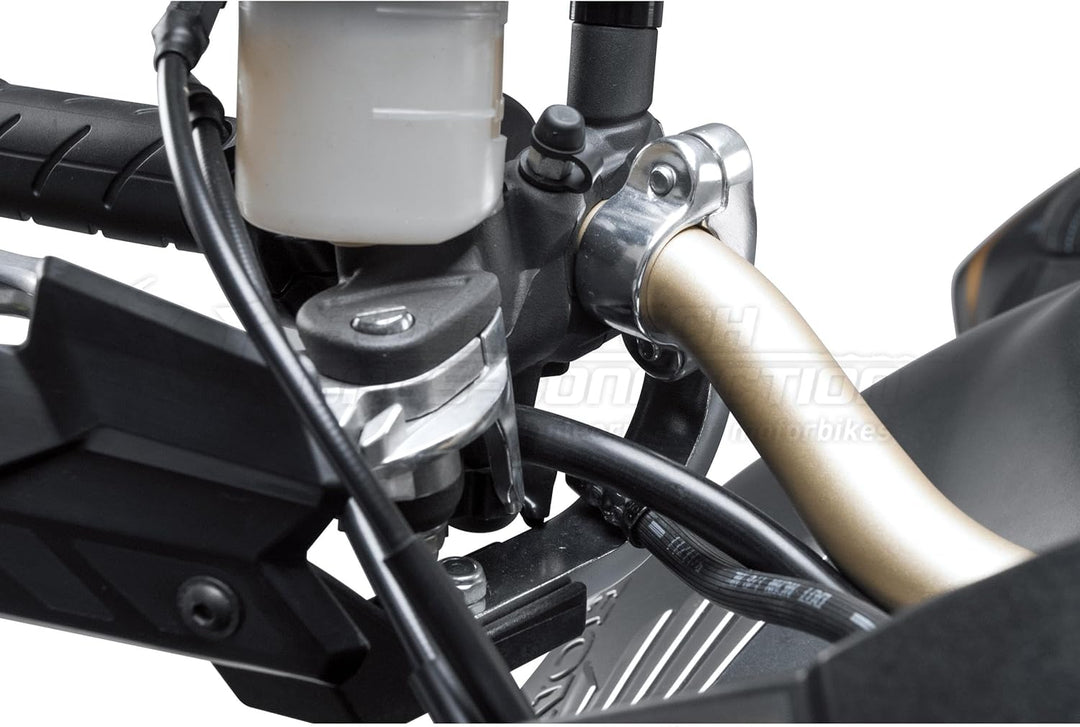 SW-Motech KOBRA Handprotektoren-Kit - Schwarz. Für 22 mm Lenker. 1-Punkt Befestigung.