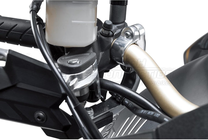 SW-Motech KOBRA Handprotektoren-Kit - Schwarz. Für 22 mm Lenker. 1-Punkt Befestigung.