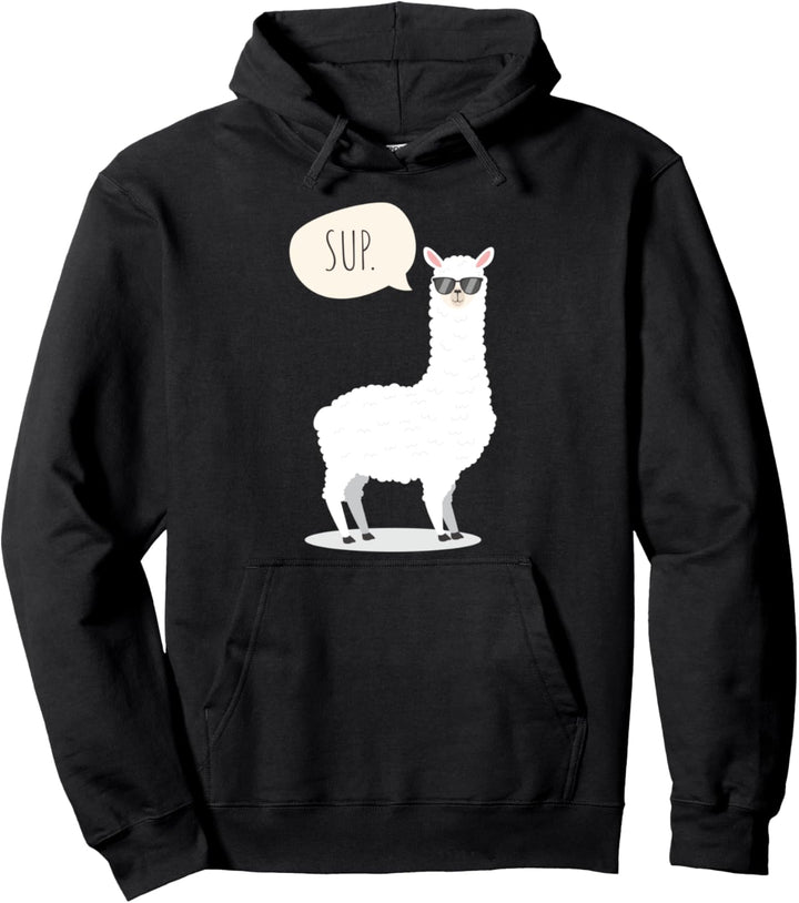 Sup No Drama Lama Lustiges süsses Geschenk Pullover Hoodie