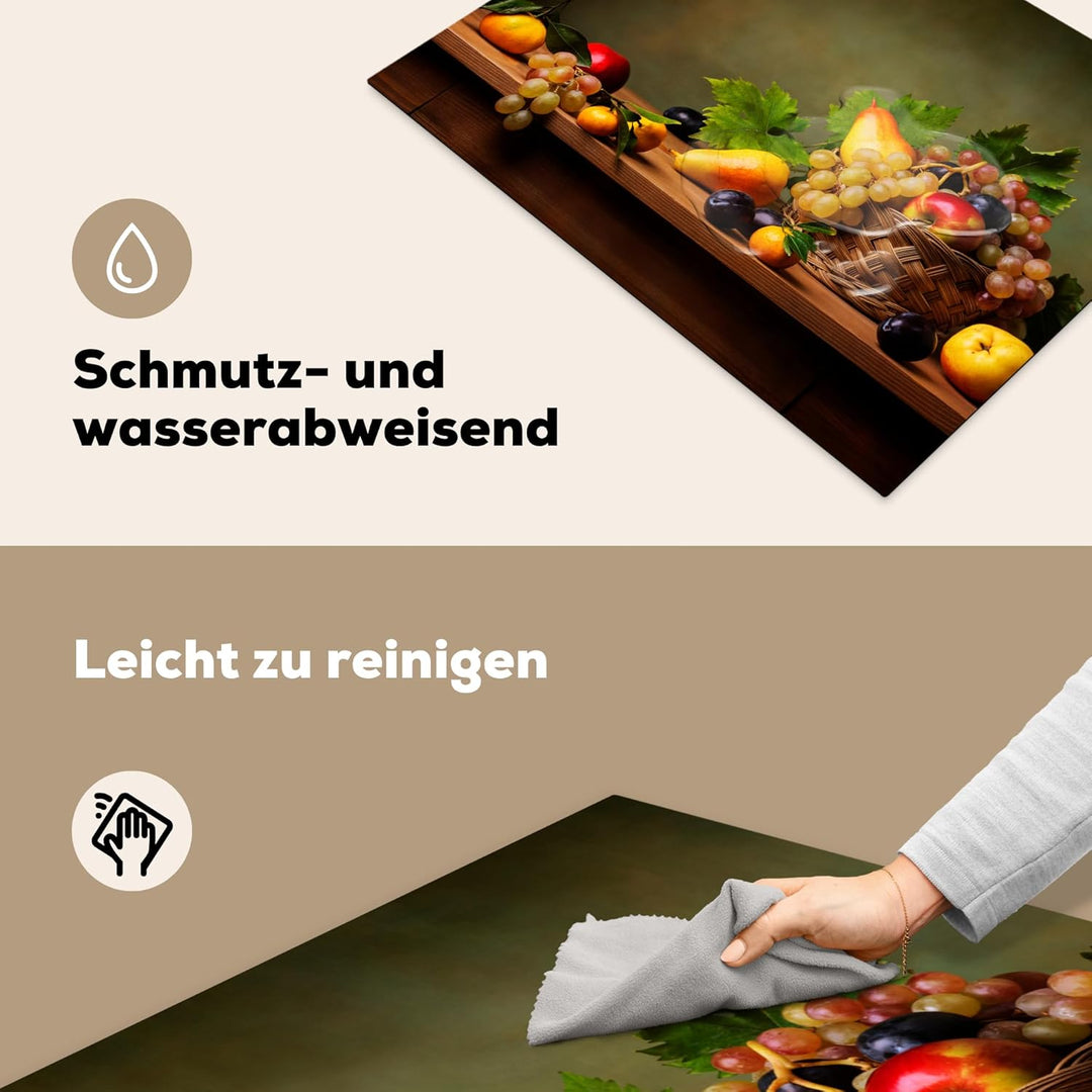 Herdabdeckplatte Einteilig Herdabdeckung Abdeckplatte für Ceranfeld Abdeckung Induktionskochfeld Auf