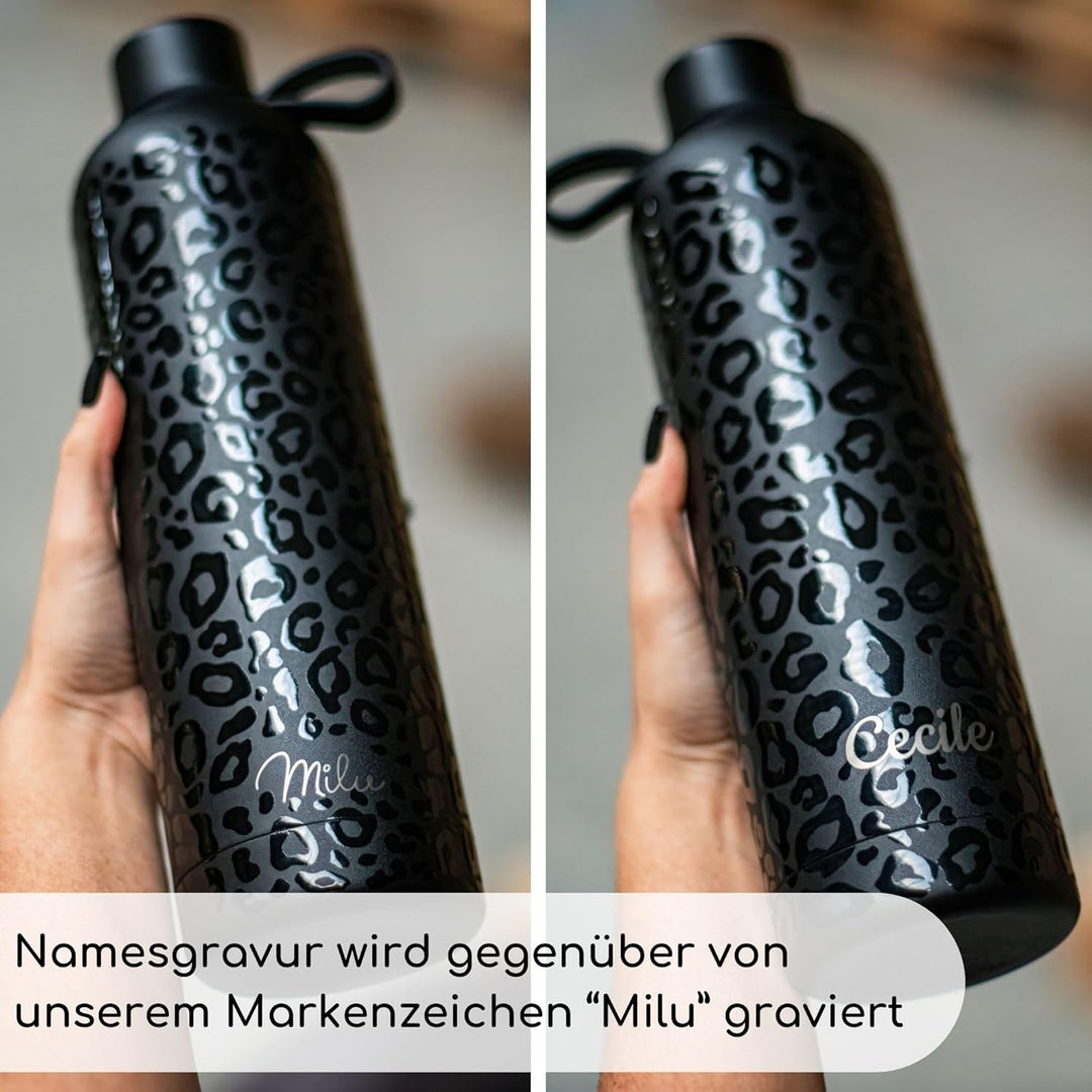 Milu Thermosflasche 500ml Isolierte Trinkflasche - Ostergeschenke für Frauen &amp; Männer I Geschenk Ide