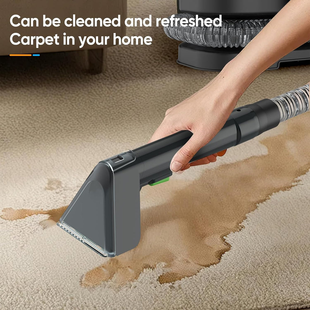 Waschsauger Teppichreiniger, 12Kpa Nasssauger Polsterreiniger, Fleckenreiniger für Teppich, Sofa, Vo