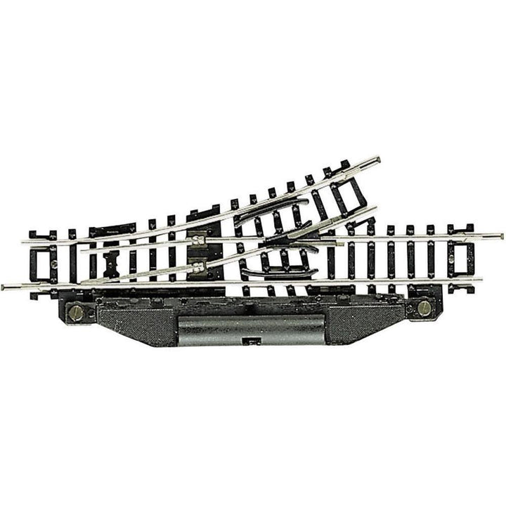 Fleischmann 22249 N Gleis (ohne Bettung) Weiche, elektrisch, Links 104.2mm 24° 194.6mm