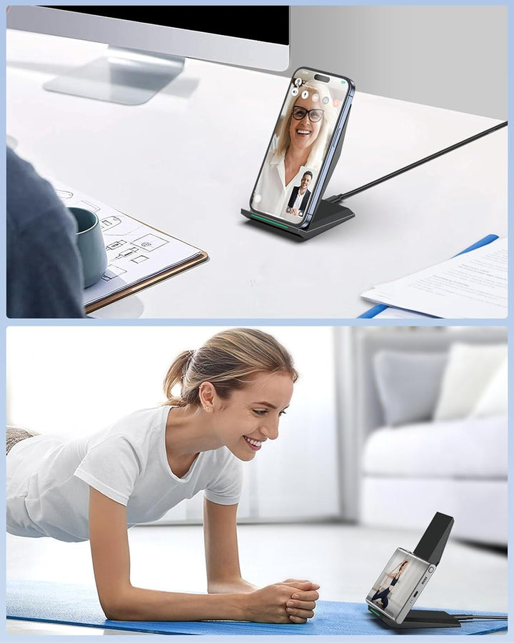 NANAMI Wireless Charger, 2-Pack 15W induktive ladestation für Samsung Galaxy S26 S25 S24 S23 S22 S21