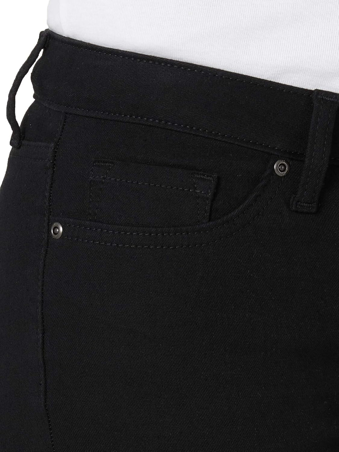 Lee Damen Jeans Scarlett 2 Kurz Schwarz, 2 Kurz Schwarz