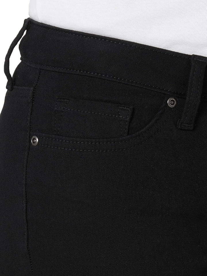 Lee Damen Jeans Scarlett 2 Kurz Schwarz, 2 Kurz Schwarz