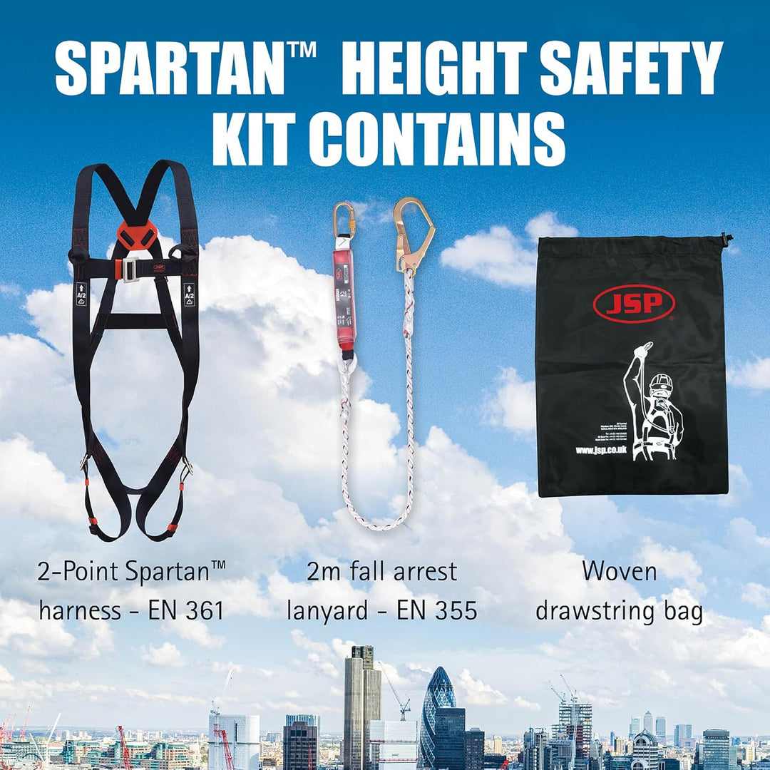 JSP Spartan Einzel- Rückhalte- Set - Falldämpfer (1030083055)