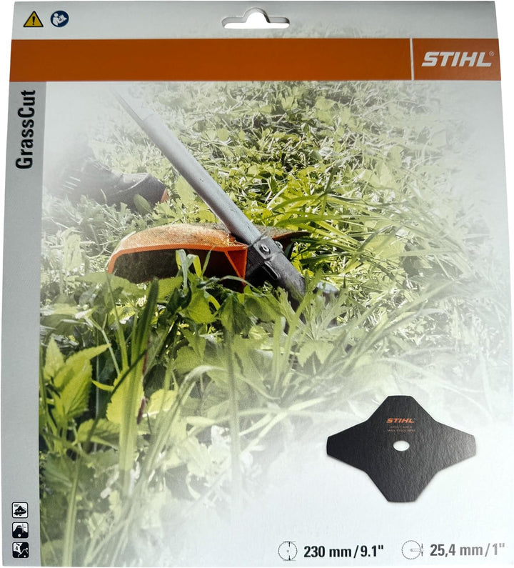 Stihl Disc 230-4 Schneidkanten Gras, 1 Stück, 40017133801, Schwarz
