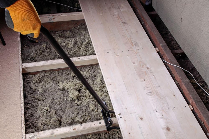 Roughneck Abbruch- und Hebelstange (Länge 970 mm, Breite 140 mm, lange flache Krallen, Brecheisen mi