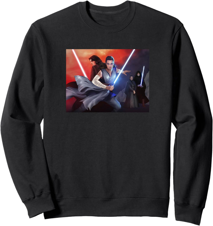 Exklusives Rey & Kylo-Porträt zu Star Wars: Die letzten Jedi Sweatshirt