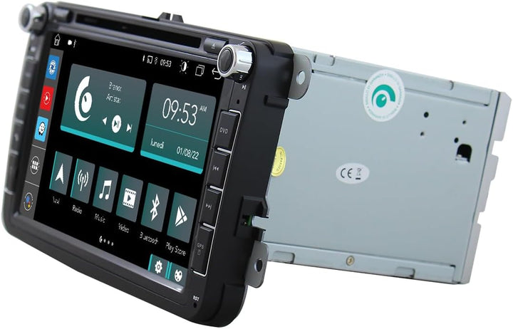 Personalisiertes Autoradio für Volkswagen Golf Sharan Tiguan Android GPS Bluetooth WiFi USB DAB+ Tou