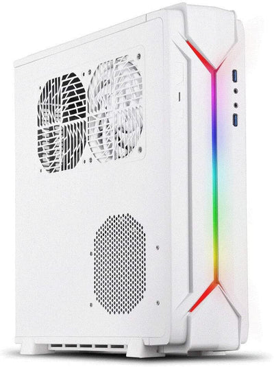 SilverStone SST-RVZ03W-ARGB Raven Mini-ITX Gaming-Computer-Gehäuse, ARGB, Weiss, SST-RVZ03W-ARGB