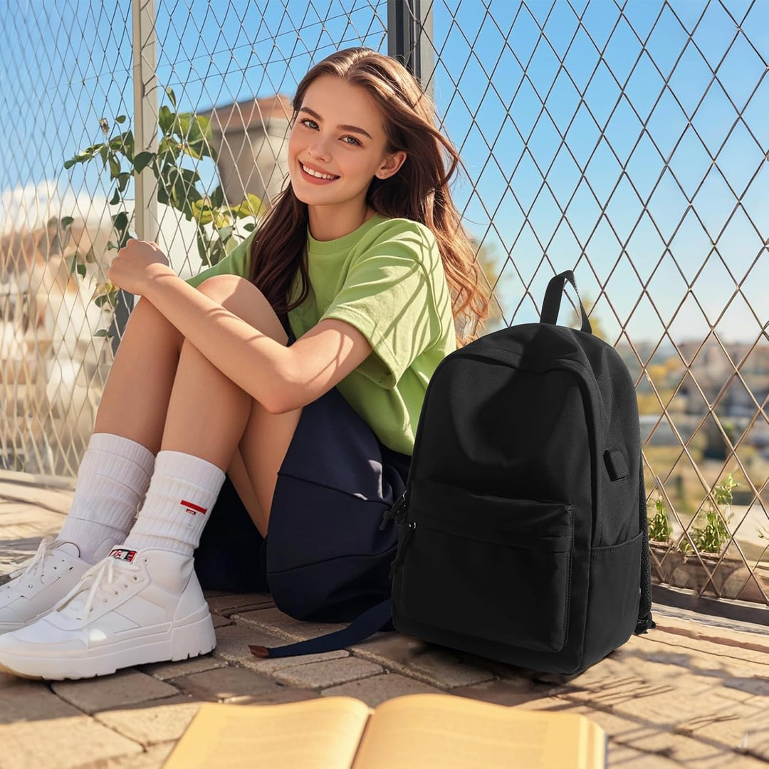 Schulrucksack Mädchen Jungen Causal Schultasche College Rucksack Schule Teenager Schulmädchen Schulr