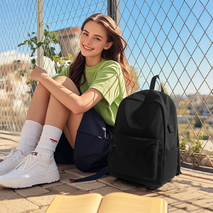 Schulrucksack Mädchen Jungen Causal Schultasche College Rucksack Schule Teenager Schulmädchen Schulr