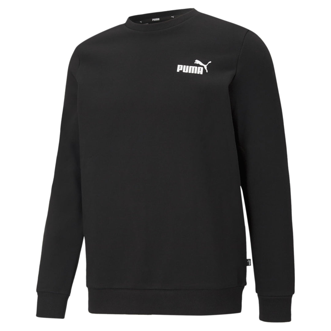 PUMA Herren ESS Small Logo Crew Sweatshirt XS Puma Schwarz, XS Puma Schwarz