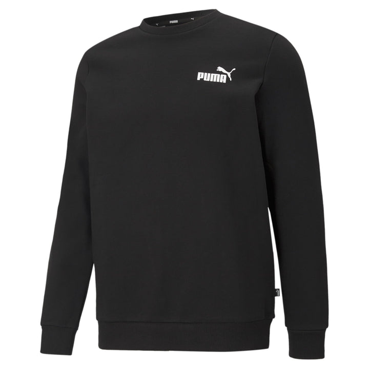 PUMA Herren ESS Small Logo Crew Sweatshirt XS Puma Schwarz, XS Puma Schwarz
