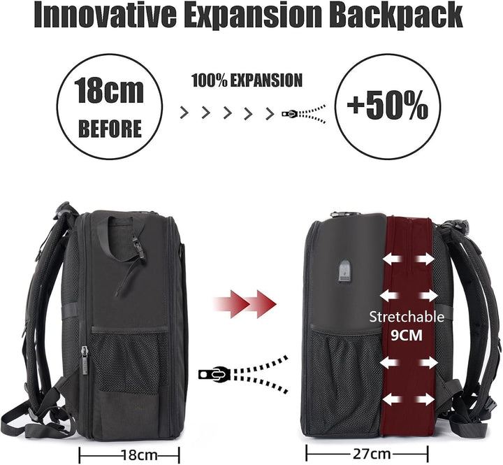 CADeN Professional Trolley Large Camera Backpack Bag for DSLR/SLR Mirrorless Camera Waterproof, Came