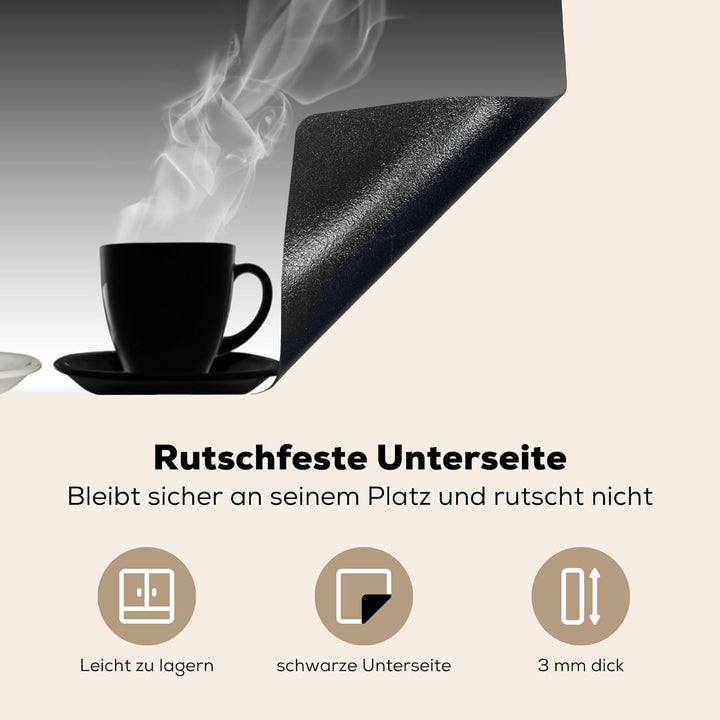 KitchenYeah© Herdabdeckplatte Einteilig Ceranfeld Abdeckplatte Küche Deko Ceranfeldabdeckung Herdabd