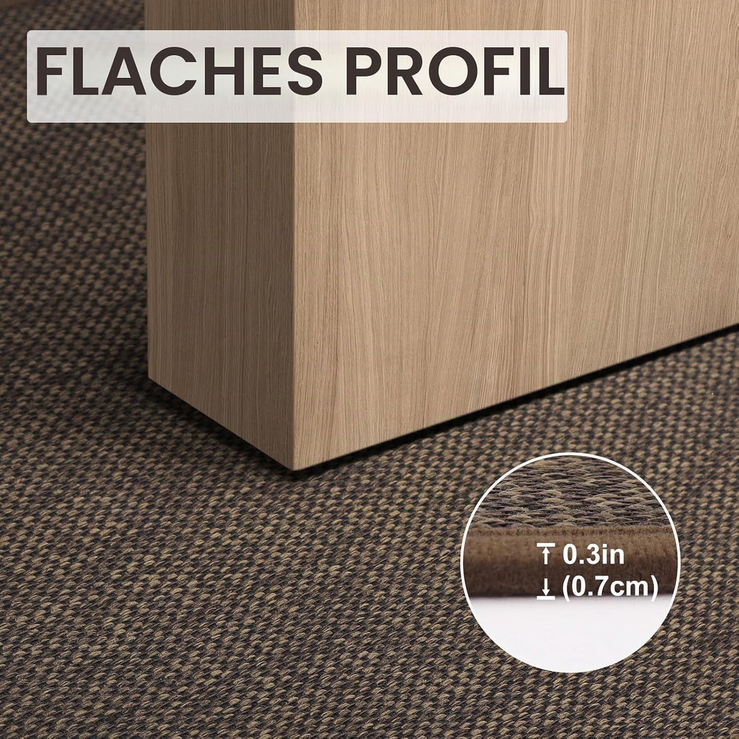LEKEEPGO Fussmatte Innen 60 x 90 cm, rutschfest Fussmatte, waschbar Schmutzfangmatte, Dünn Türmatte