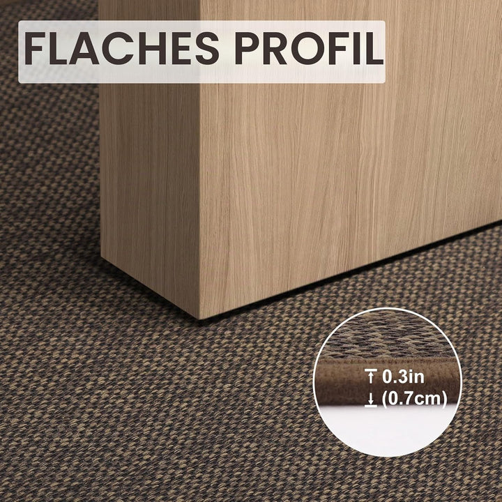 LEKEEPGO Fussmatte Innen 60 x 90 cm, rutschfest Fussmatte, waschbar Schmutzfangmatte, Dünn Türmatte