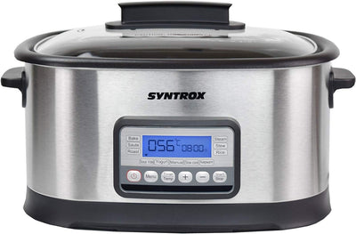 Syntrox Germany 16 in 1 Sous Vide Kocher Multikocher Niedrigtemperaturgarer Vakuumgarer Slow Cooker