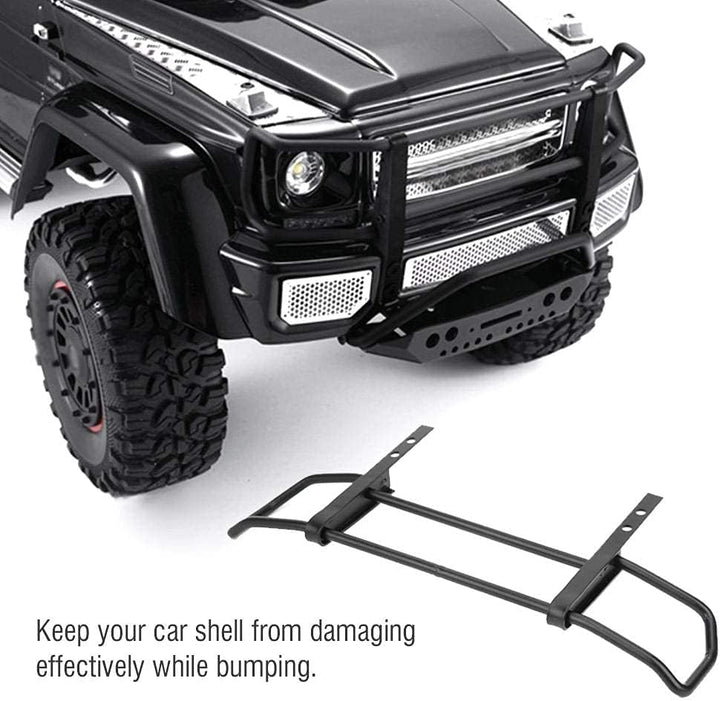 Tbest RC Auto Frontstossstange, Zubehör Upgrade obere Frontstossstange aus Metall, kompatibel mit RC