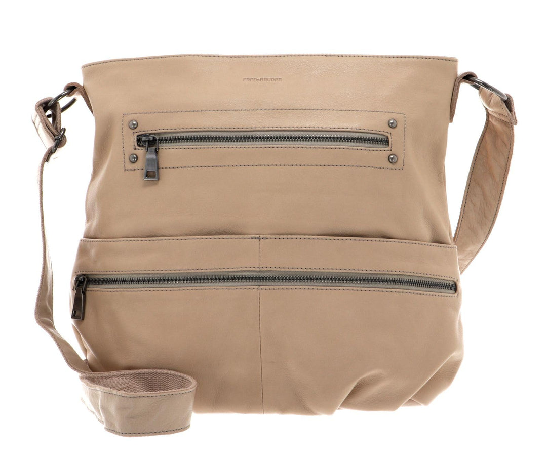 FREDsBRUDER Umhängetasche Barn mit Label-Prägung Einheitsgrösse Winter Beige, Einheitsgrösse Winter