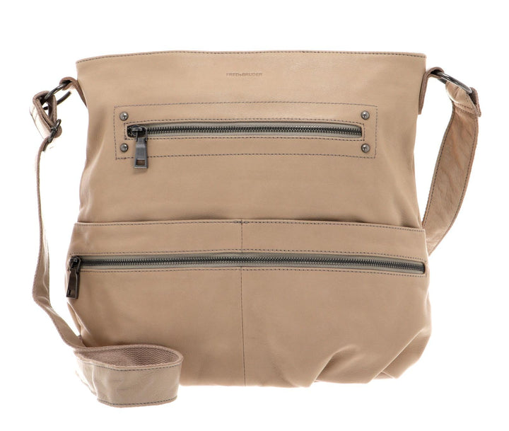FREDsBRUDER Umhängetasche Barn mit Label-Prägung Einheitsgrösse Winter Beige, Einheitsgrösse Winter
