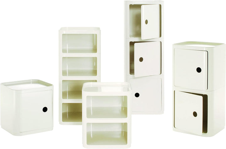 Kartell 497203 Abschlussplatte für Baukastenelement Componibili eckig undurchsichtig 38 x 2,2 x 38 c