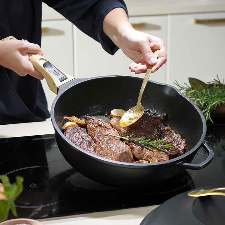 COOKUT - Die fabelhafte 8-in-1-Pfanne – "Kleines Modell 24 cm – ein einzelnes Utensil, das Pfanne, T