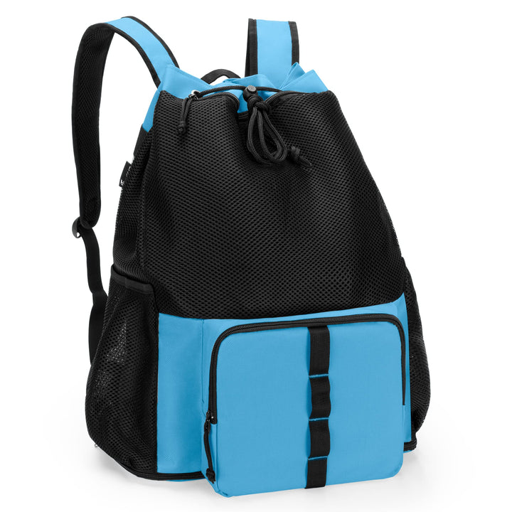 Fasrom Mesh Strandrucksack mit Reissverschluss unten zum Schwimmen | Reissverschluss Unten, Wasserdi