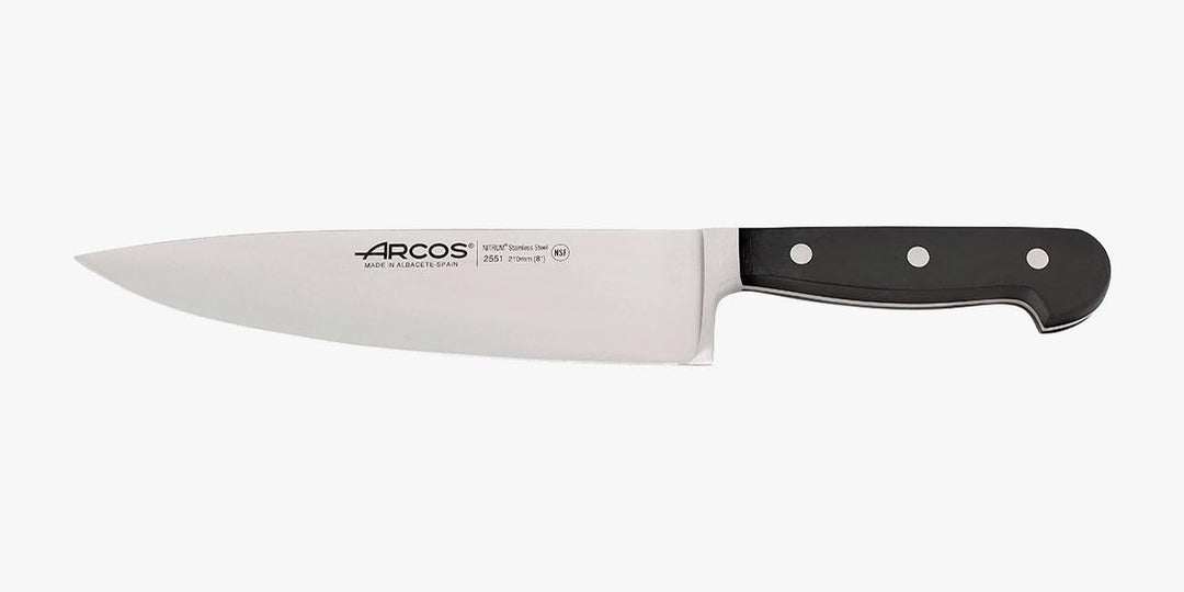 Arcos 255100 Serie Clasica - Kochmesser - Klinge aus Nitrum geschmiedetem Edelstahl 210 mm - HandGri