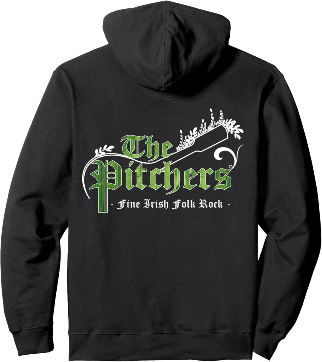 The Pitchers Band Irish Folk Rock Musik Logo Pullover Hoodie