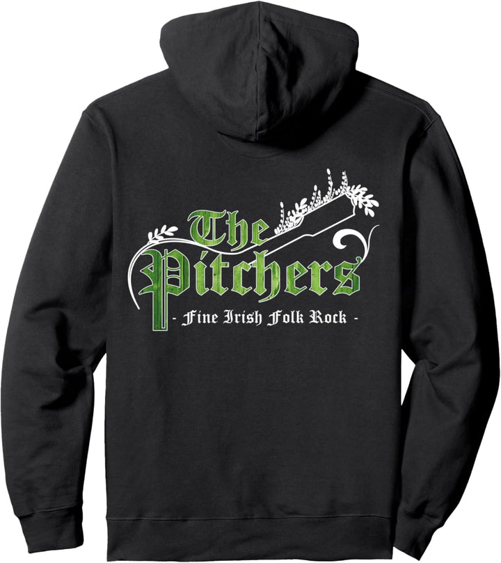 The Pitchers Band Irish Folk Rock Musik Logo Pullover Hoodie