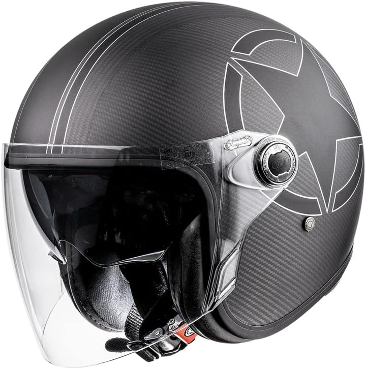 Premier Men's Vangarde Star Carbon Bm Helmet M CARBON SCHWARZ / WEISS, M CARBON SCHWARZ / WEISS