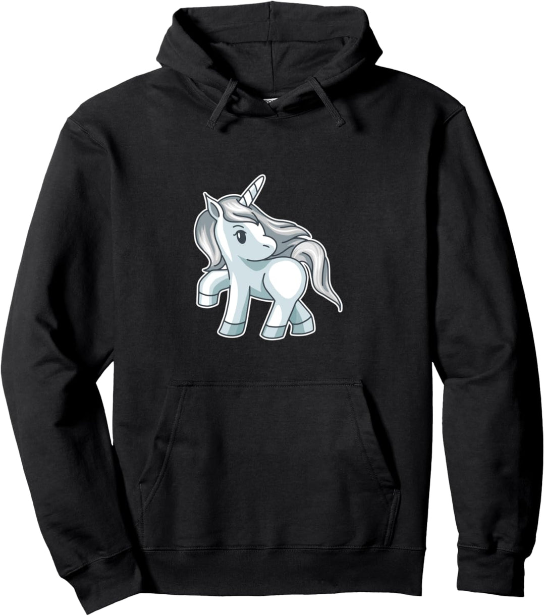 Lustiges Einhorn Unicorn Geschichten Fabelwesen Einhörner Pullover Hoodie