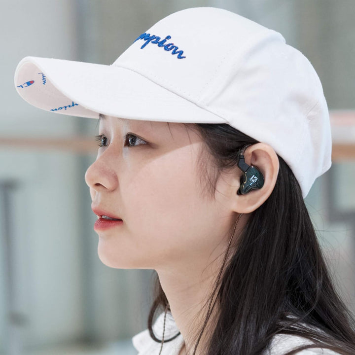 Yinyoo KBEAR KS2 IEM, Stereo Bass In Ear Kopfhörer, HiFi Over Ear Earbud Headset Noise Cancelling Hy