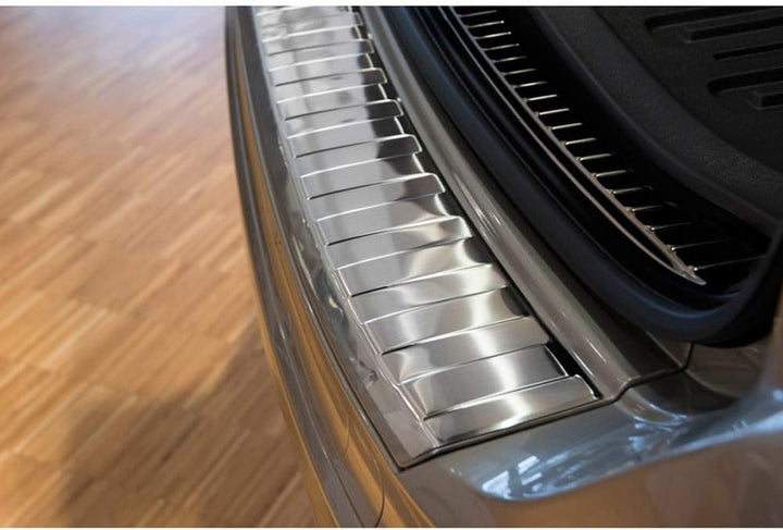 Avisa Edelstahl Heckstossstangenschutz kompatibel mit Volvo XC60 2013-2016 'Ribs'