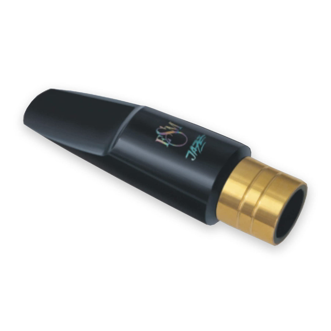 ESM® Schreiber Jazz Mundstück für Tenorsaxophon - mit Metallring (Bahnöffnung 6*) - Made in Germany