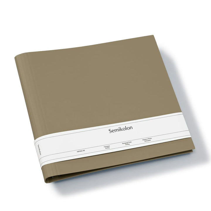 Semikolon 370010 Fotomappe 23 Ring - 35 x 32 cm - Efalinbezug - für Album, Fotobuch mit Ringheftung
