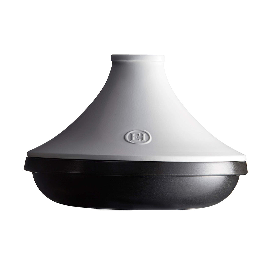 Emile Henry Delight Tajine, Keramik, 4,0 Quart, Schiefer mit Weiss 4.0 Quart Schiefer mit Weiss., 4.