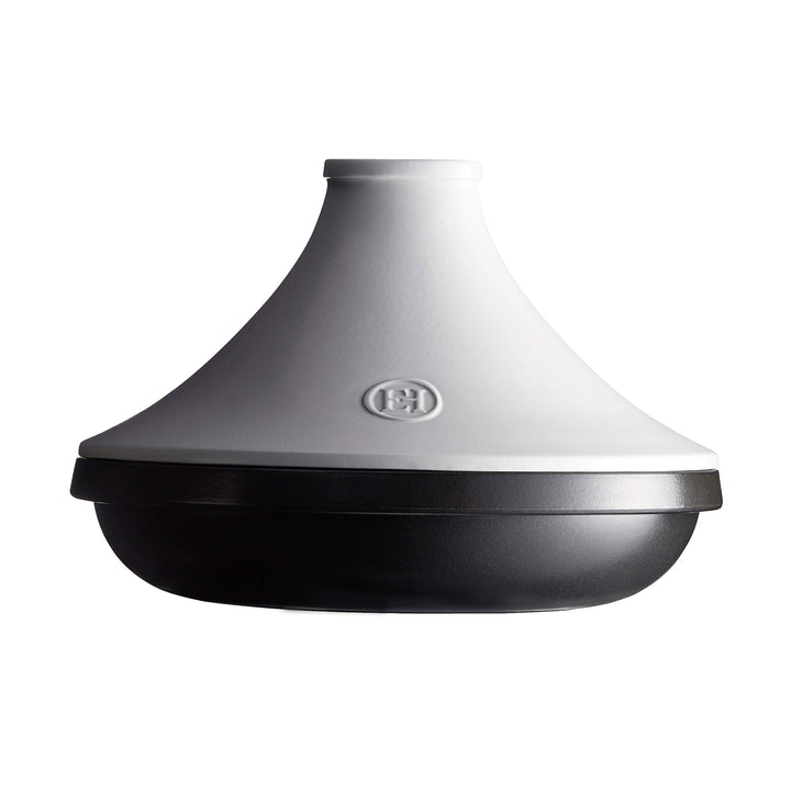 Emile Henry Delight Tajine, Keramik, 4,0 Quart, Schiefer mit Weiss 4.0 Quart Schiefer mit Weiss., 4.